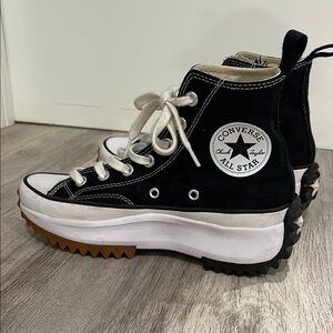 Converse Black High-Top Platform Sneakers